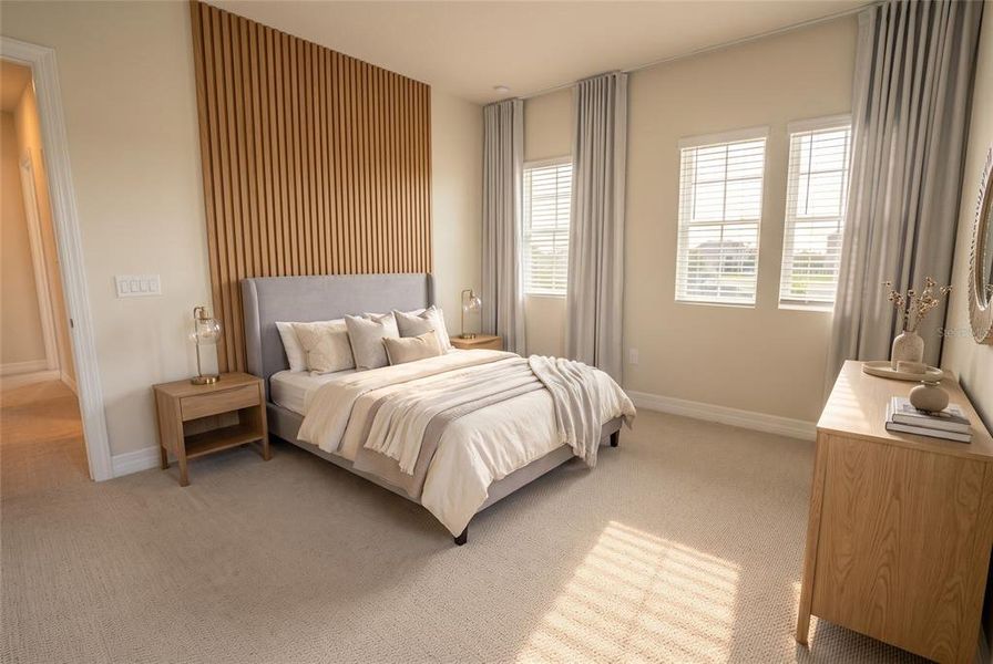 Furnished interior view inside a new home in Parkview Reserve, Orlando (Image 9).