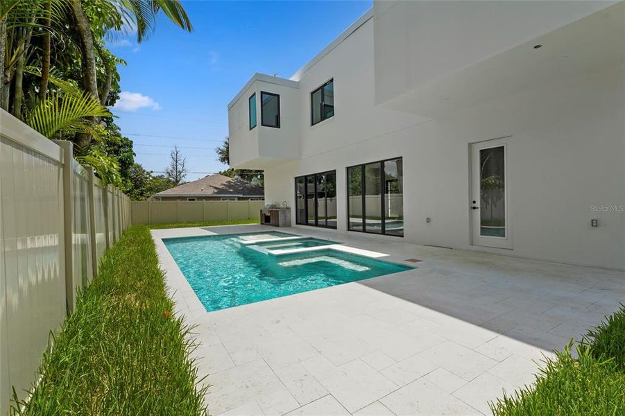 Exterior details and patio area of a home in , Sarasota (Image 36).