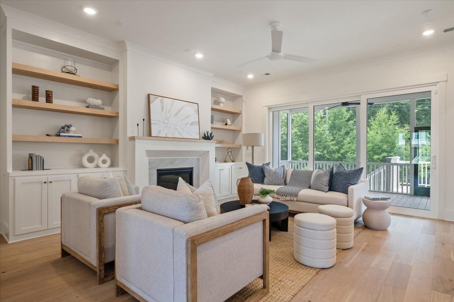Furnished interior view inside a new home in , Mount Pleasant (Image 9).