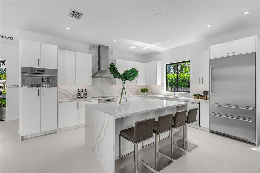 Furnished interior view inside a new home in , Miami Shores (Image 17).