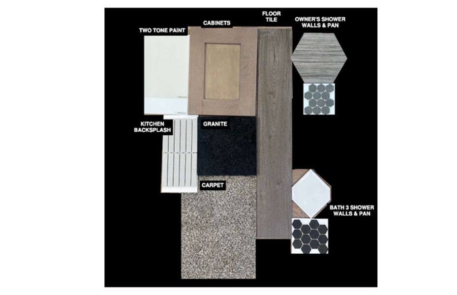 Sample of building materials used in homes in Artisan at Asante, Surprise (Image 34). Sample of building materials used in homes in Artisan at Asante, Surprise (Image 34).