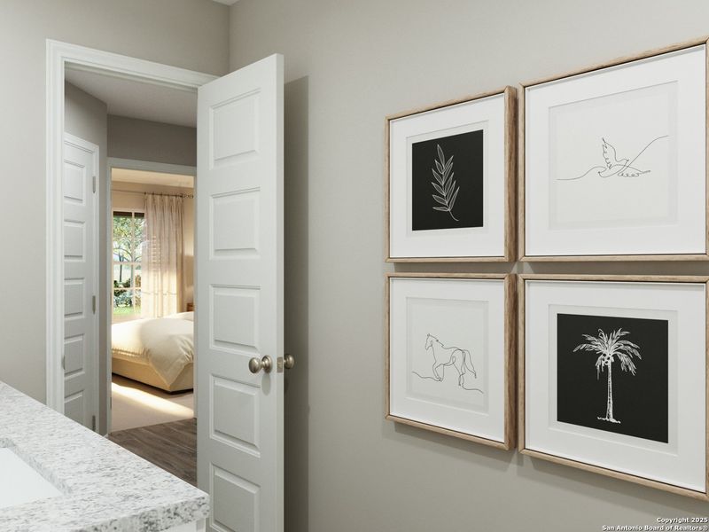 Furnished interior view inside a new home in Swenson Heights, Seguin (Image 27). Furnished interior view inside a new home in Swenson Heights, Seguin (Image 27).