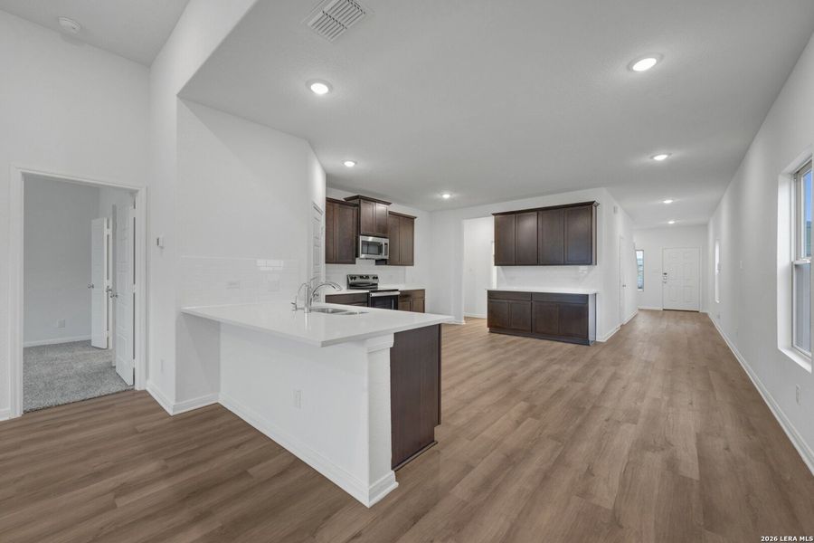 Furnished interior view inside a new home in Park Place, New Braunfels (Image 14).