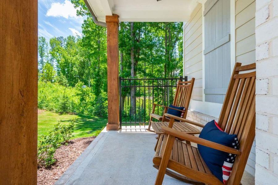 Furnished interior view inside a new home in Liberty Springs, Woodstock (Image 46).