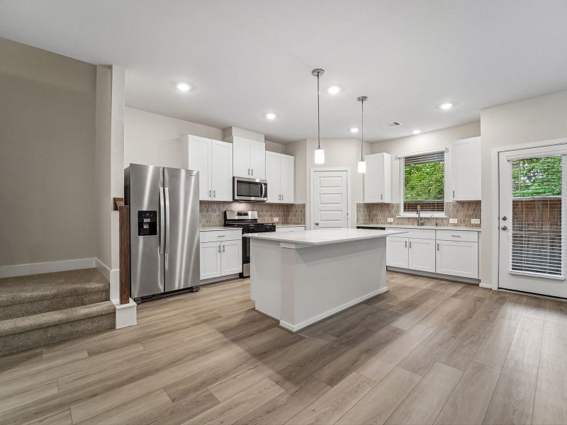 Furnished interior view inside a new home in Pinewood Trails - City Series, Atascocita (Image 5).