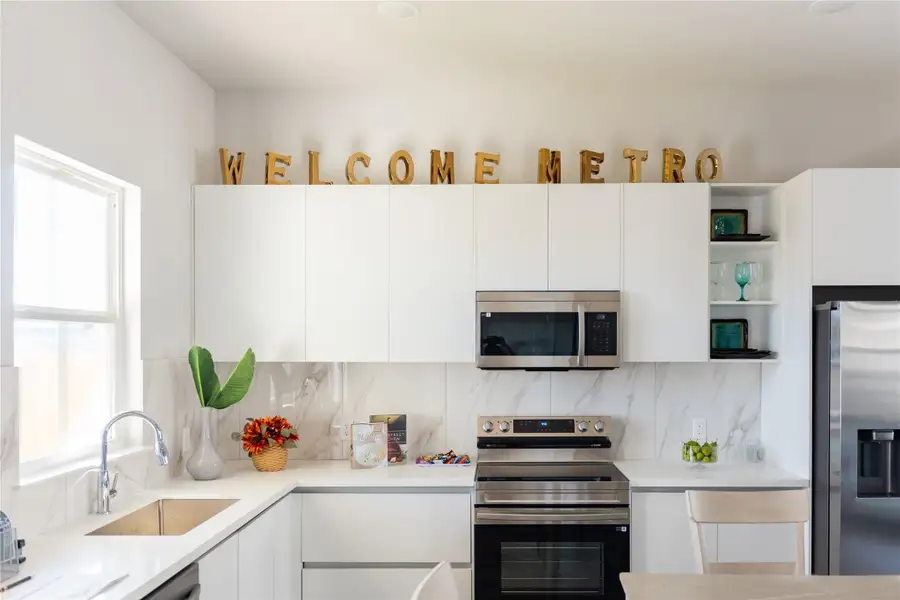 Furnished interior view inside a new home in Metro Village, Houston (Image 5).