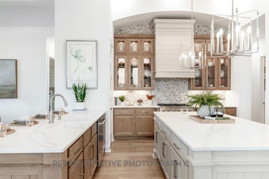 Furnished interior view inside a new home in Mustang Lakes: 60ft. lots, Celina (Image 6).