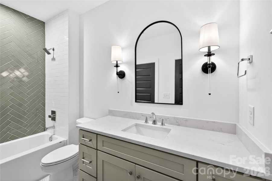 Furnished interior view inside a new home in , Charlotte (Image 17).