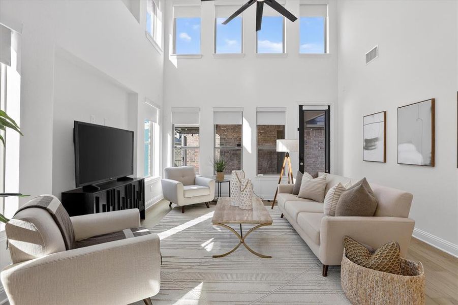 Downstairs living room