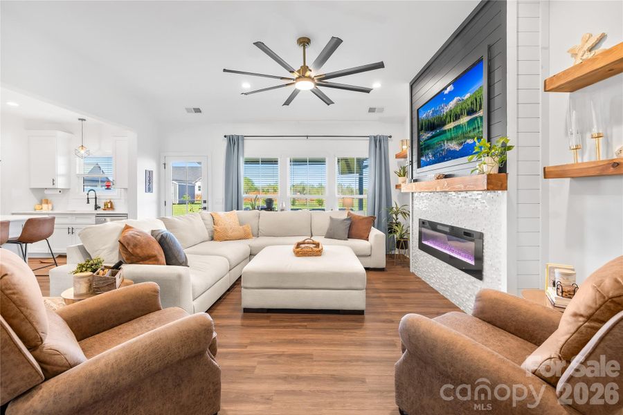 Furnished interior view inside a new home in , Salisbury (Image 12).