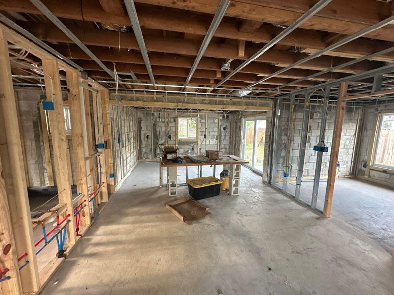 In-progress construction of a new home in , Pompano Beach, FL (Image 13).