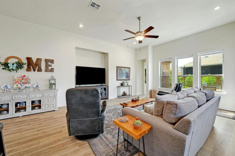 Furnished interior view inside a new home in , San Marcos (Image 27).