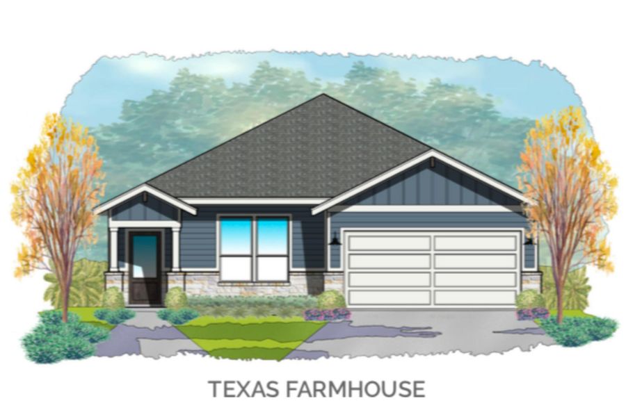 Representative exterior photo of a completed home built from the McKinney by Steve Klein Custom Builder in TerraVista, Victoria, TX (Image 5).