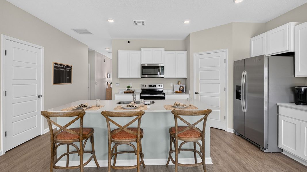 Furnished interior view inside a new home in Copes Landing, Jacksonville (Image 8).