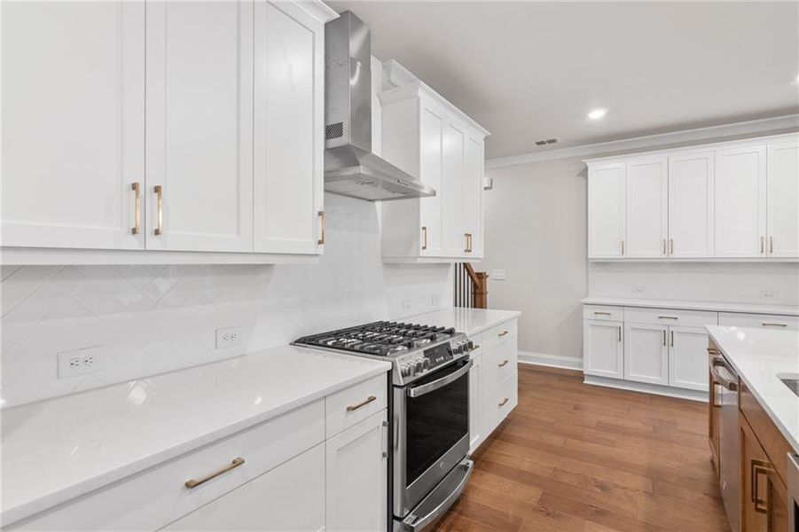 Furnished interior view inside a new home in Waterside Townhomes, Peachtree Corners (Image 12).