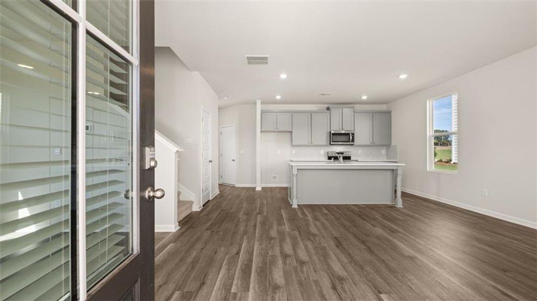 Spacious, unfurnished interior of a new home in Brookland Commons, Monroe (Image 23).