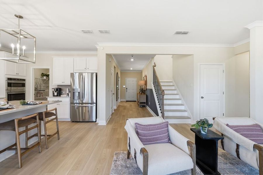 Representative furnished interior of a home built from the Essex by Taylor Morrison in Dreycott, Lawrenceville (Image 15).