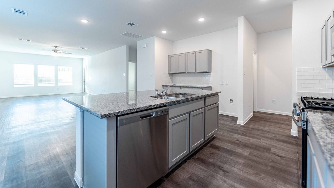 Furnished interior view inside a new home in Sunset Oaks, Maxwell (Image 7). Furnished interior view inside a new home in Sunset Oaks, Maxwell (Image 7).