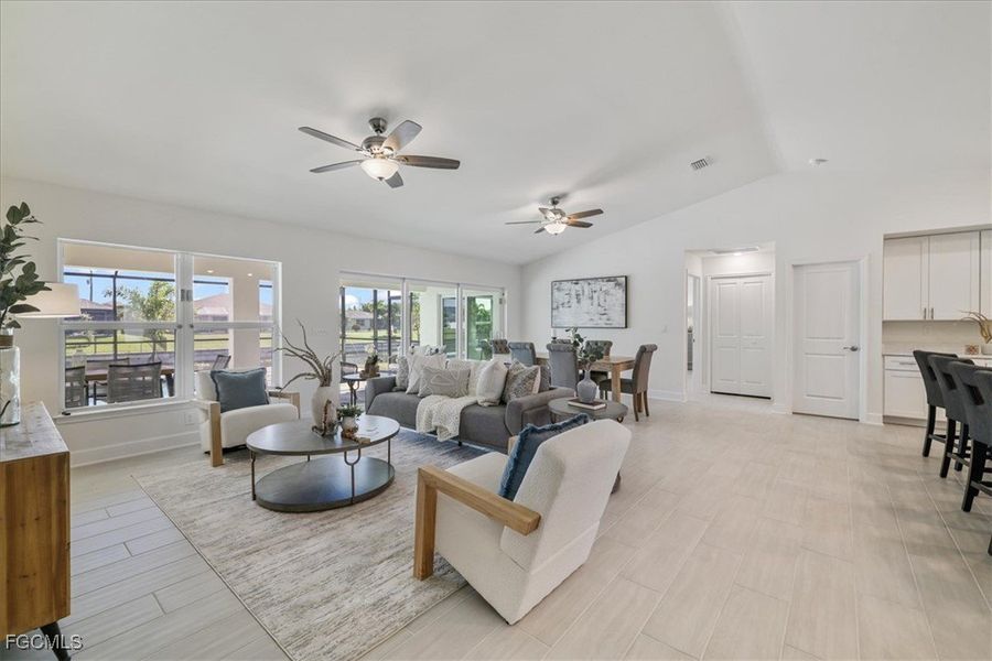 Furnished interior view inside a new home in Cape Coral, Cape Coral (Image 14).