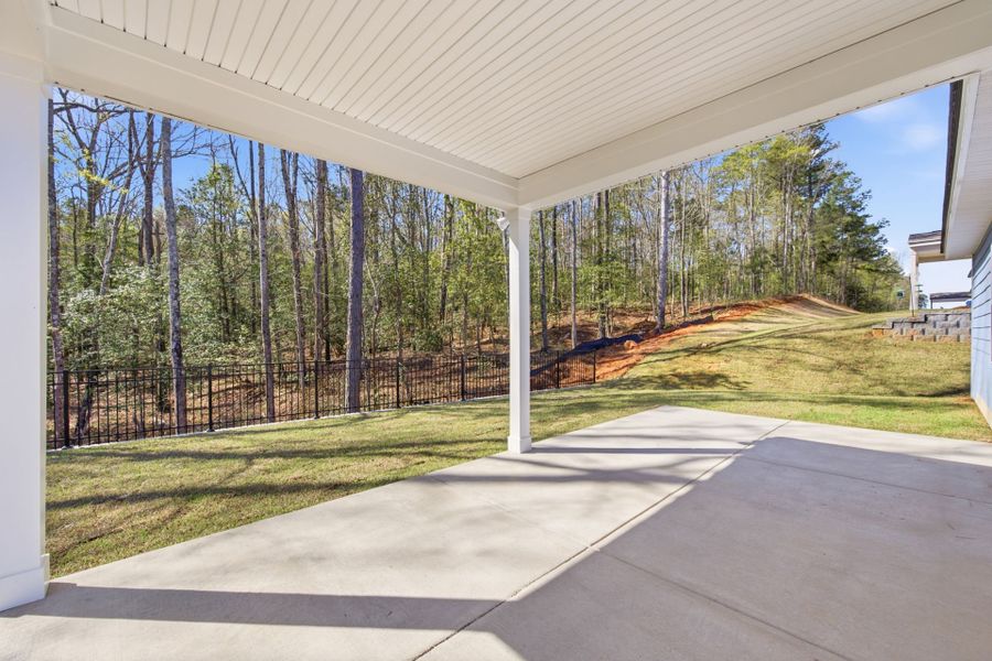 Exterior details and patio area of a home in Carriage Estates, Lexington (Image 23).