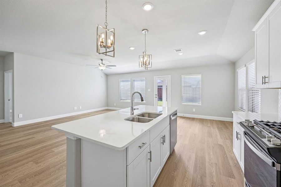 Photo is not of the actual home, but is an inspirational photo of builder’s model home and may depict options, furnishings, and/or decorator features that are not included.