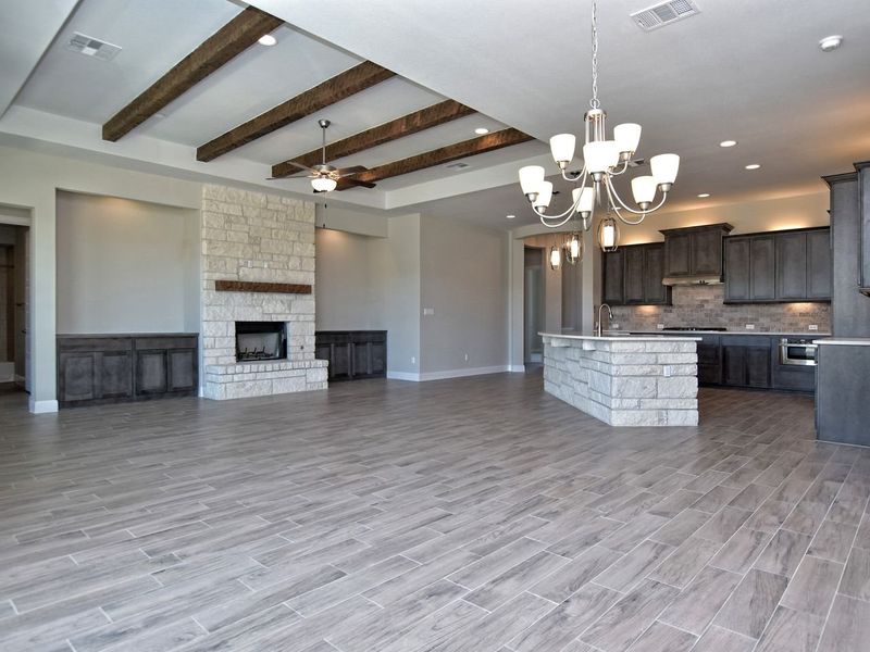 Image 535 representing the San Simeon I by Giddens Homes in Clearwater Ranch, Liberty Hill, TX.