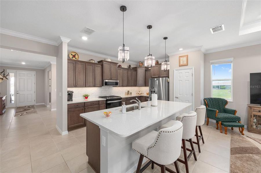 Furnished interior view inside a new home in , Ocala (Image 4).