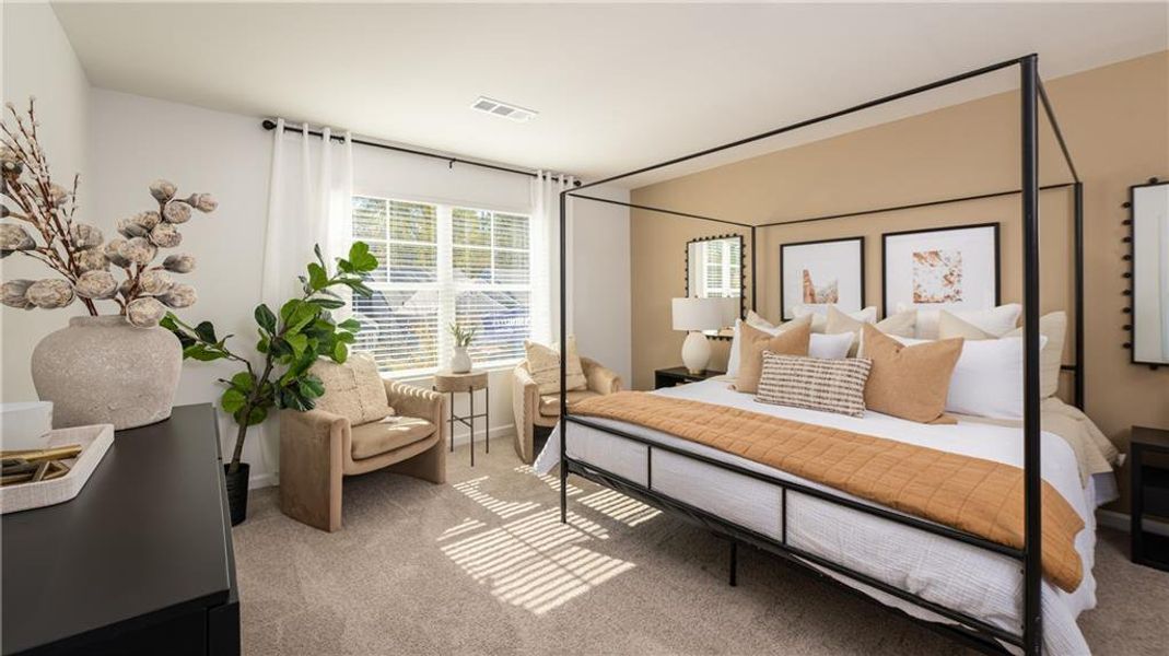 Furnished interior view inside a new home in Harvest Park, Decatur (Image 22).