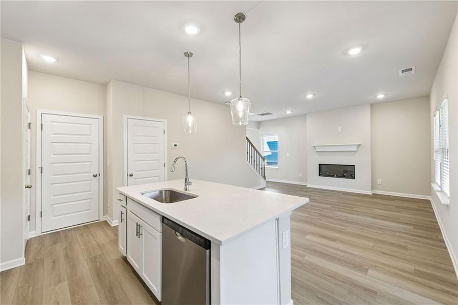 Furnished interior view inside a new home in Hemingway - Reserve Series, Cumming (Image 18). Furnished interior view inside a new home in Hemingway - Reserve Series, Cumming (Image 18).