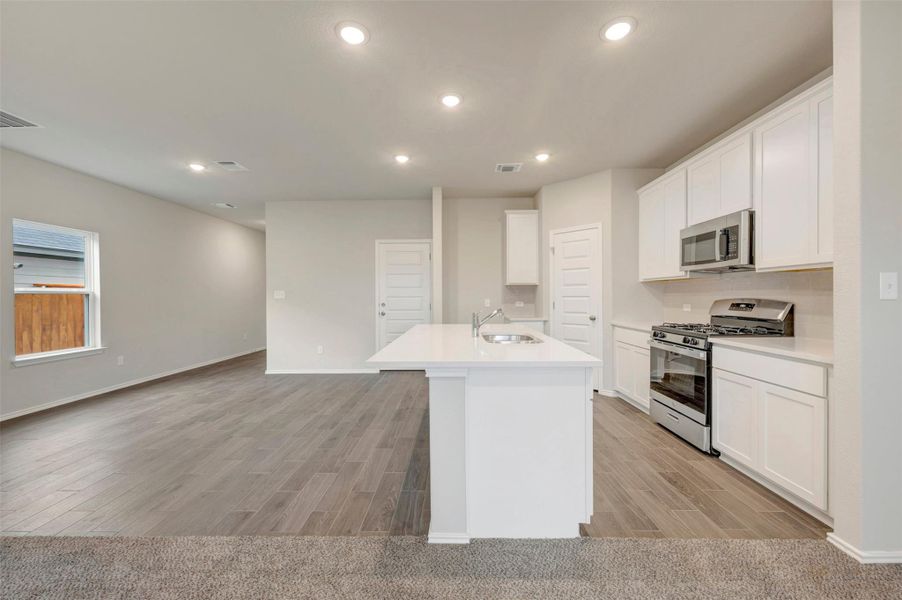 Furnished interior view inside a new home in Heritage, Dripping Springs (Image 12).