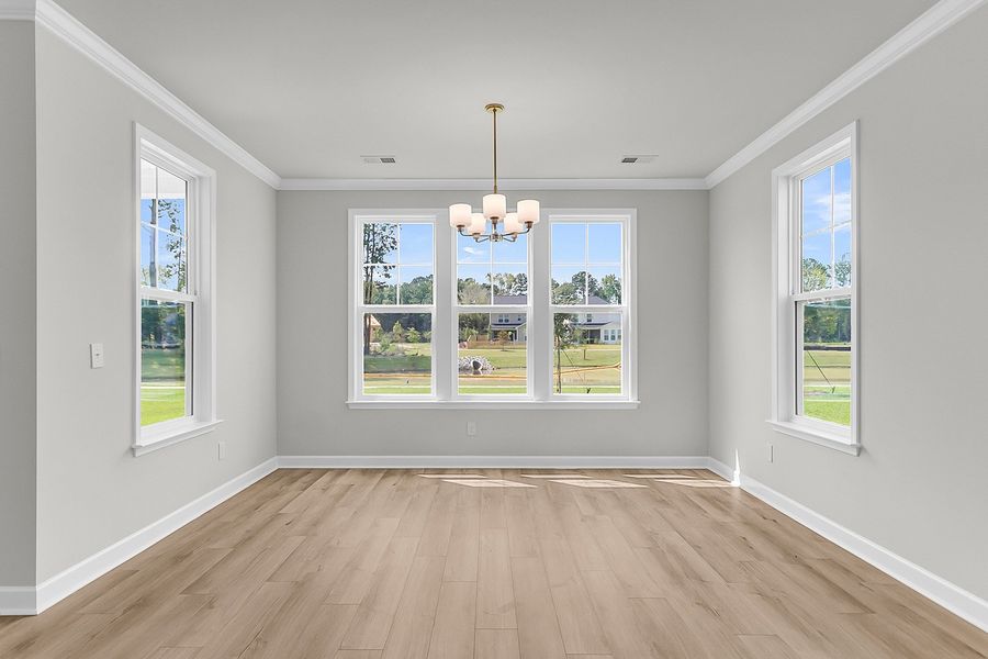 Spacious, unfurnished interior of a new home in Pineland Preserve, Summerville (Image 27).