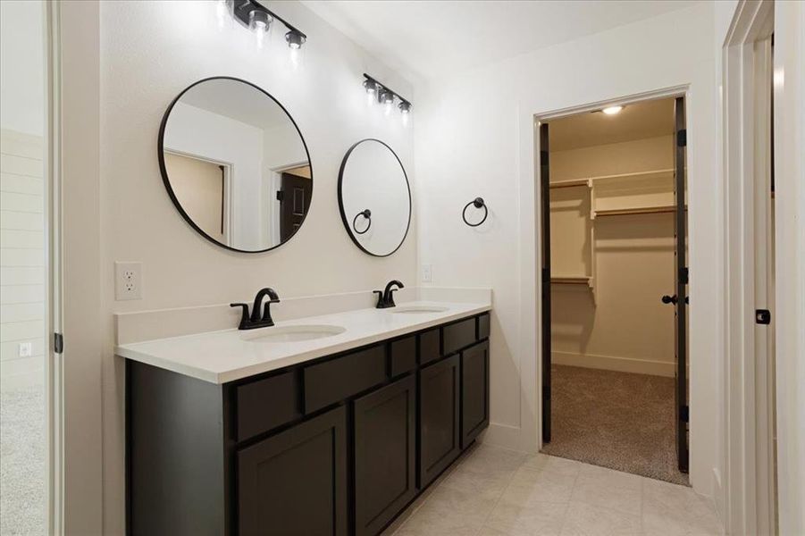 Furnished interior view inside a new home in The Preserve At Country Ridge, Sherman (Image 11).