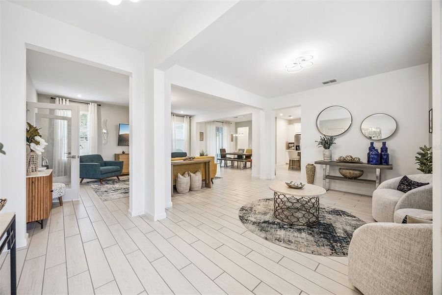 Furnished interior view inside a new home in Waterbrooke, Clermont (Image 5).