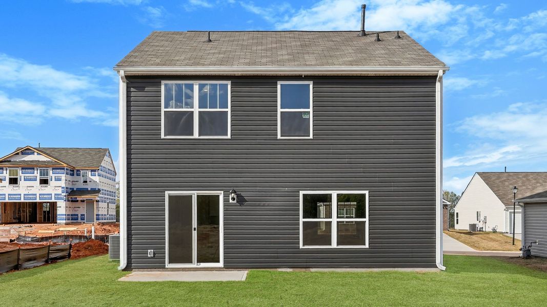 Exterior details and patio area of a home in Gibson Grove, Laurens (Image 20).