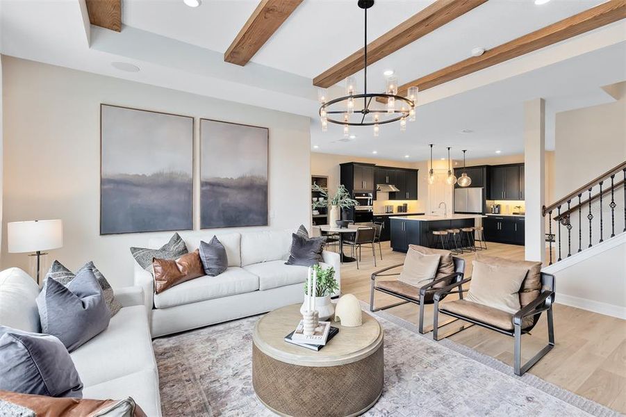 Furnished interior view inside a new home in Bridgewalk, St. Cloud (Image 14).