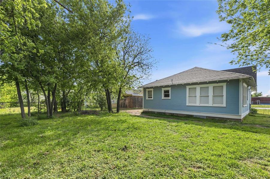 Exterior details and patio area of a home in , Brownwood (Image 16). Exterior details and patio area of a home in , Brownwood (Image 16).