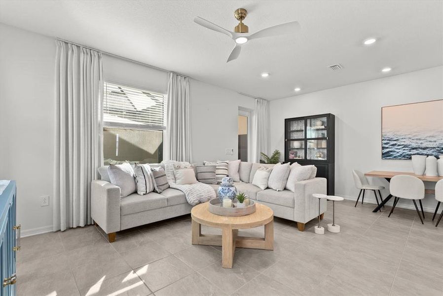 Furnished interior view inside a new home in , Sarasota (Image 16).
