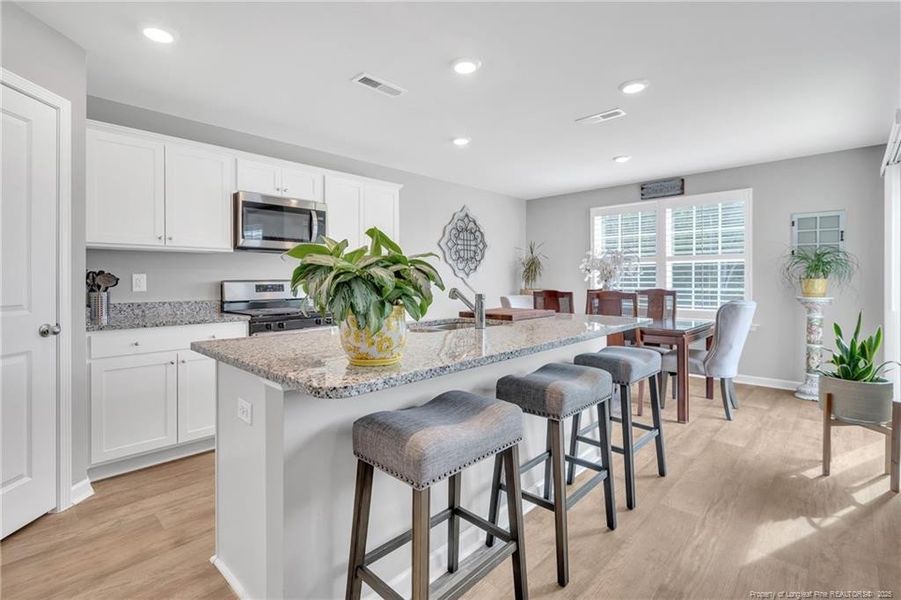 Kitchen Island View toward DR