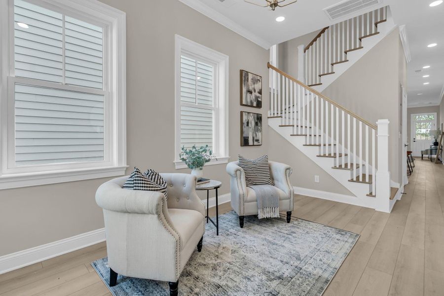Furnished interior view inside a new home in , Charleston (Image 5).