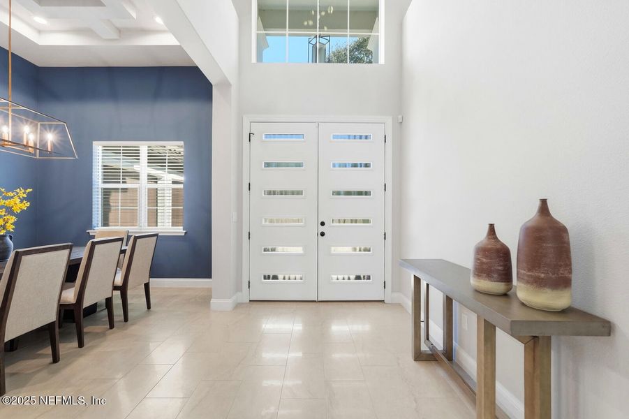 Furnished interior view inside a new home in , Palm Coast (Image 77).