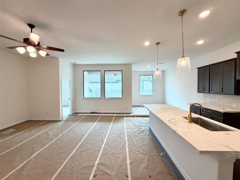 Actual progress of your home.