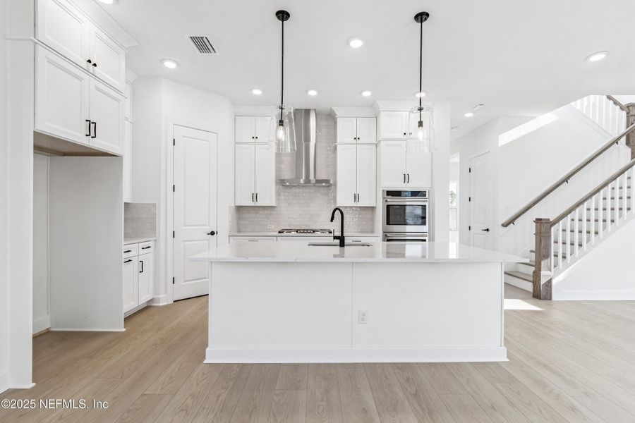 Furnished interior view inside a new home in Seven Pines 50' Rear Entry, Jacksonville (Image 5). Furnished interior view inside a new home in Seven Pines 50' Rear Entry, Jacksonville (Image 5).