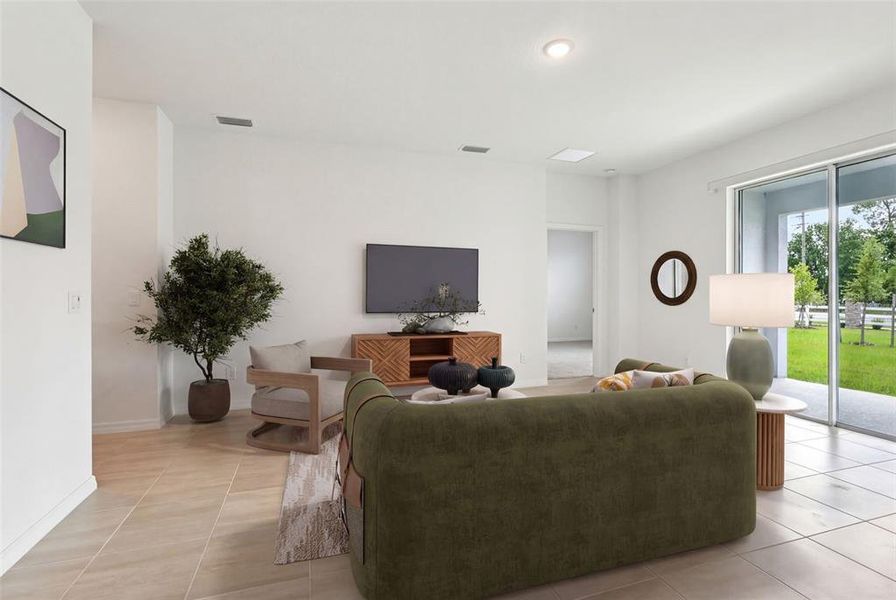 Furnished interior view inside a new home in Brack Ranch, St. Cloud (Image 9).