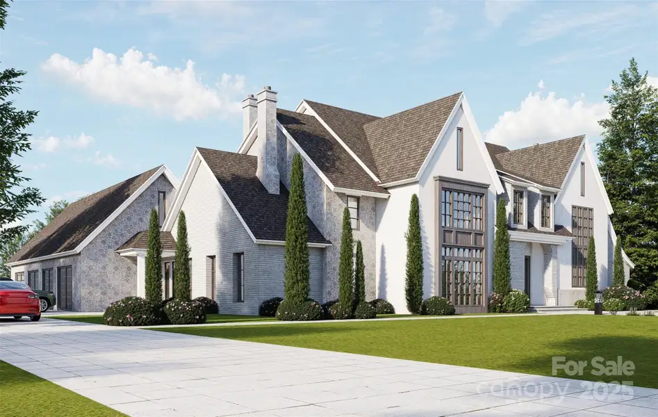 Front exterior of a new home in , Waxhaw, NC, highlighting curb appeal (Image 9).
