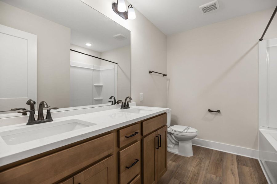 Furnished interior view inside a new home in Harbor Crossing, Greensboro (Image 11).