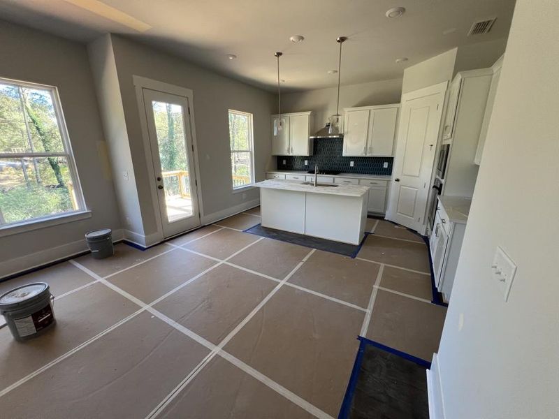 In-progress construction of a new home in Red Bird Manor, Jefferson, GA (Image 23).