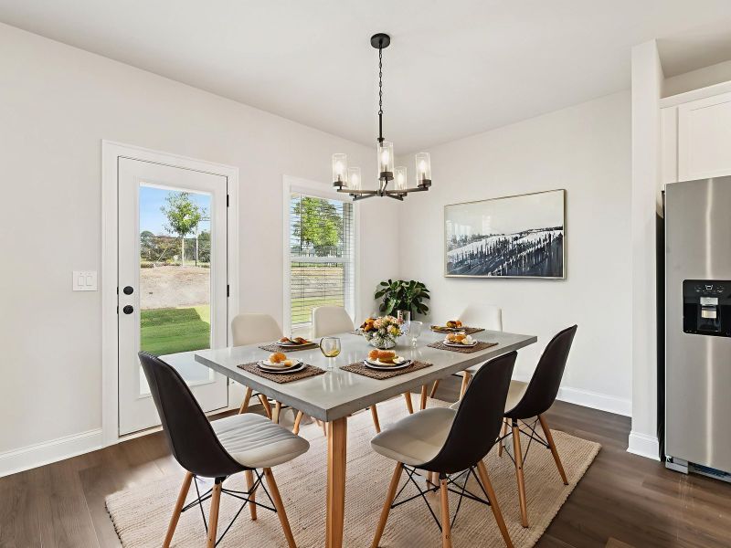 The Chatham floorplan with the Balanced White interior package.