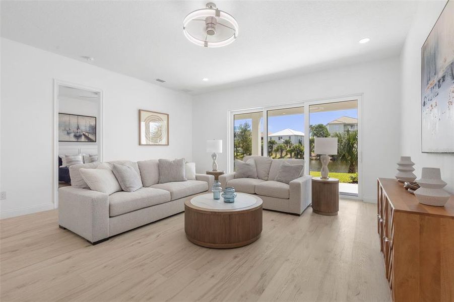 Furnished interior view inside a new home in , Palm Coast (Image 50). Furnished interior view inside a new home in , Palm Coast (Image 50).