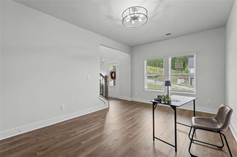 Furnished interior view inside a new home in Silvercrest Lakes, Acworth (Image 7).