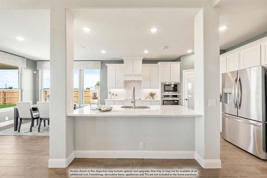 Furnished interior view inside a new home in Hayes Crossing, Midlothian (Image 19).